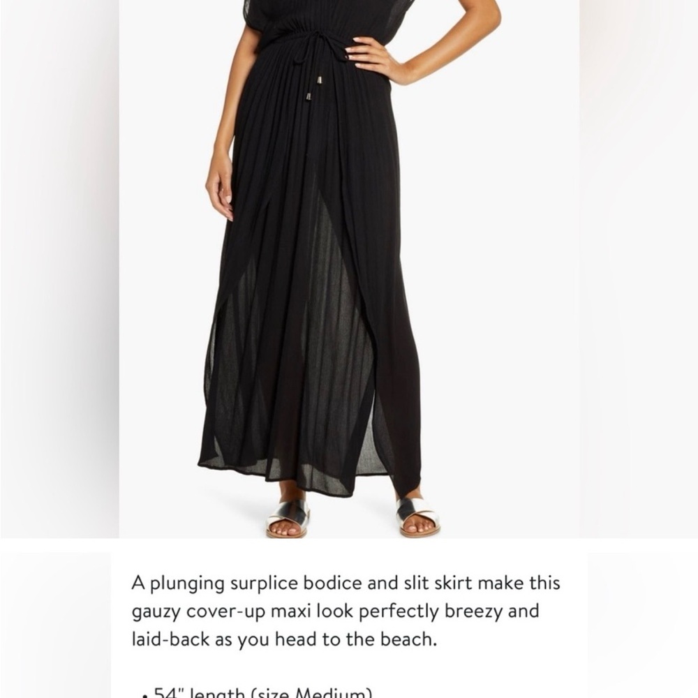 Elan Black swim coverup
